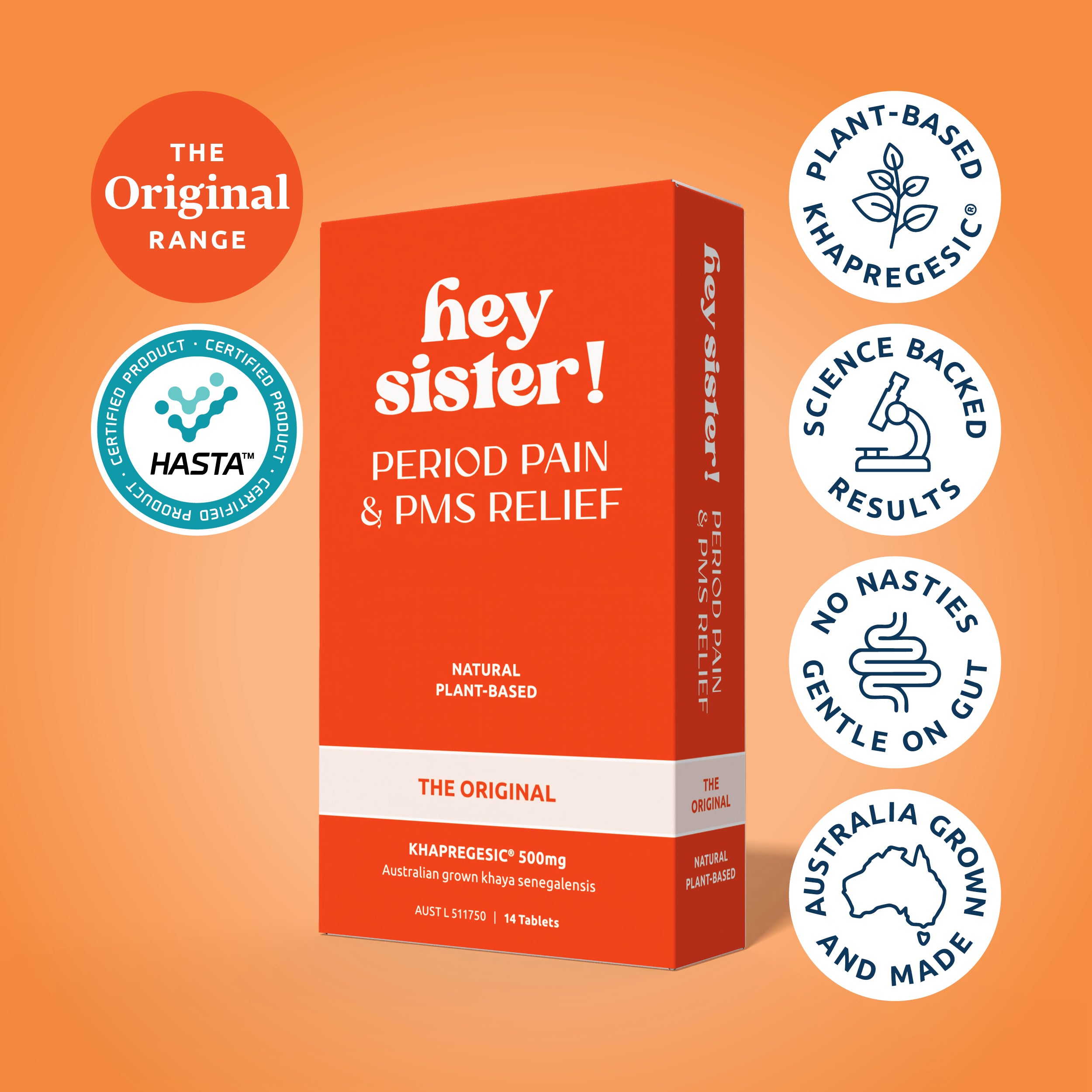 Hey Sister! Original Period Pain & PMS Relief