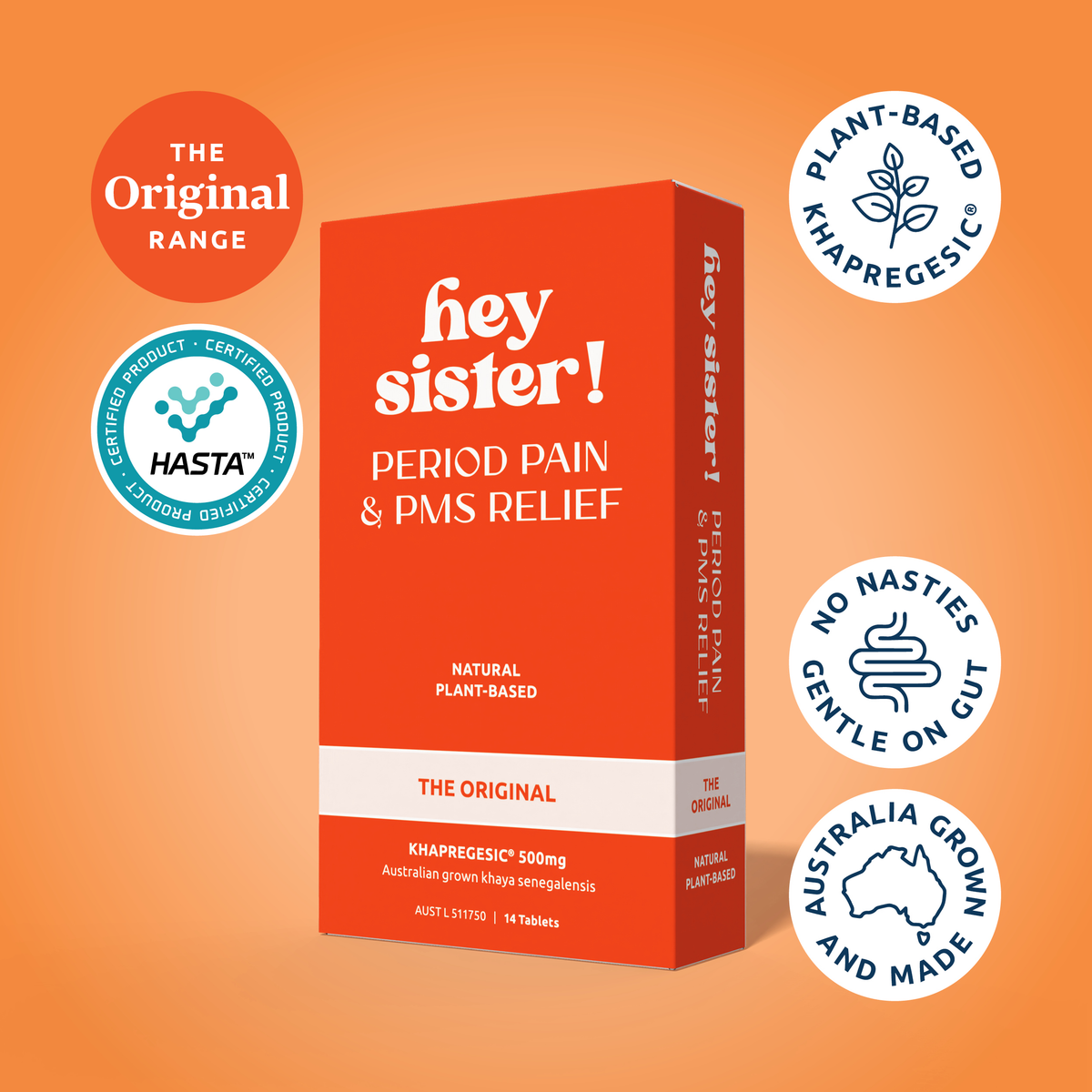 Hey Sister! OG Period - 3 Cycle Blister Bundle