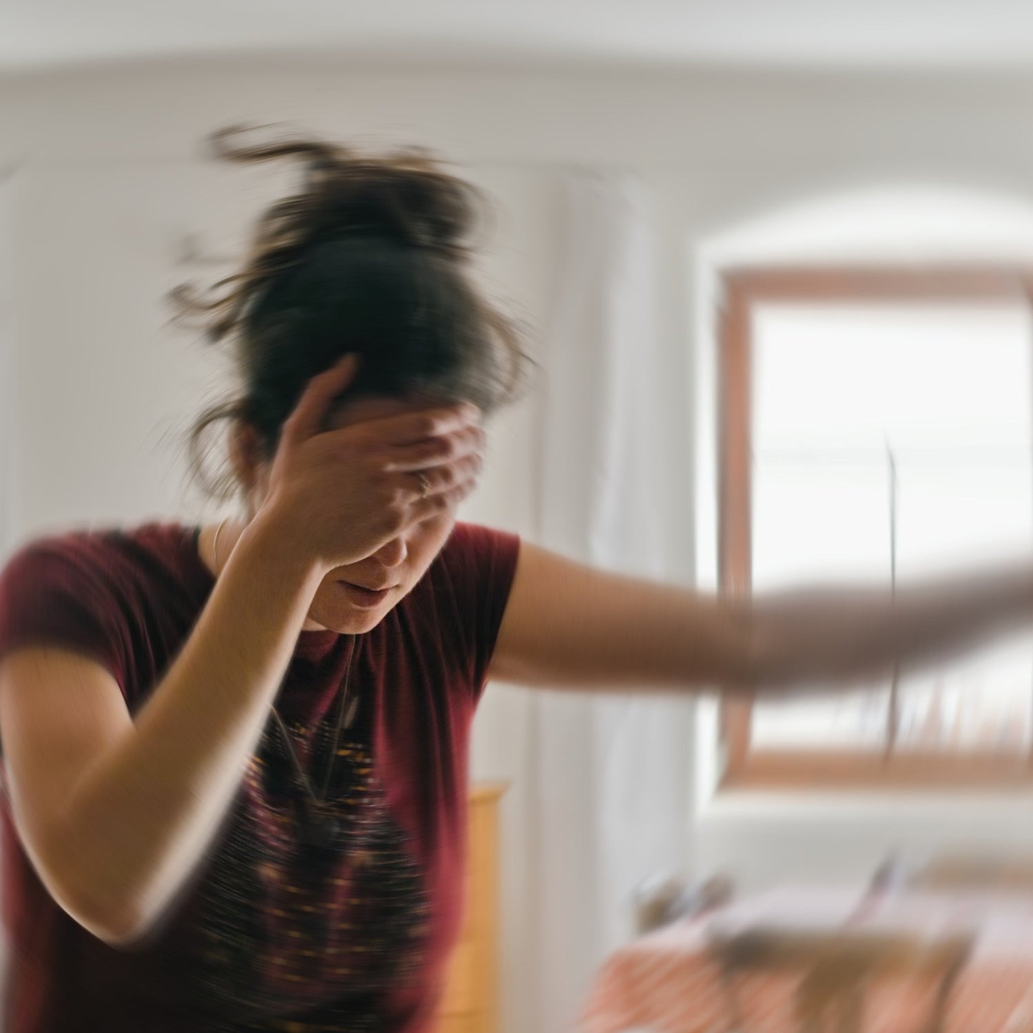 Women experiencing hot flash