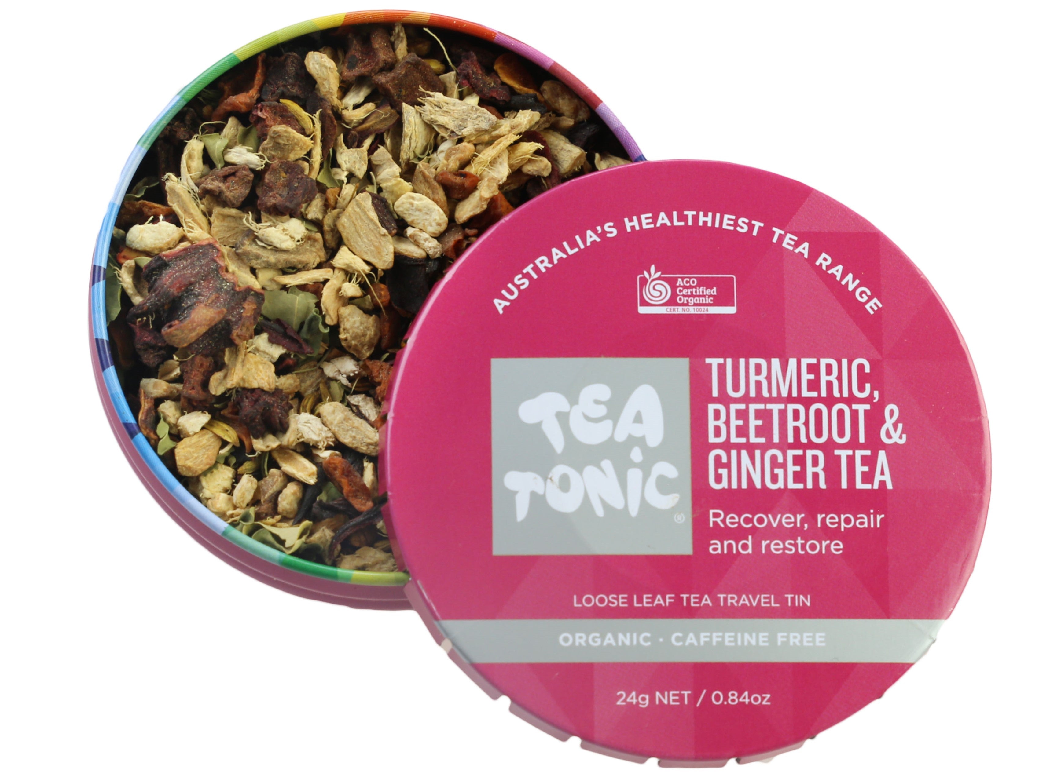 Turmeric, Beetroot & Ginger Tea – Loose Leaf Tins