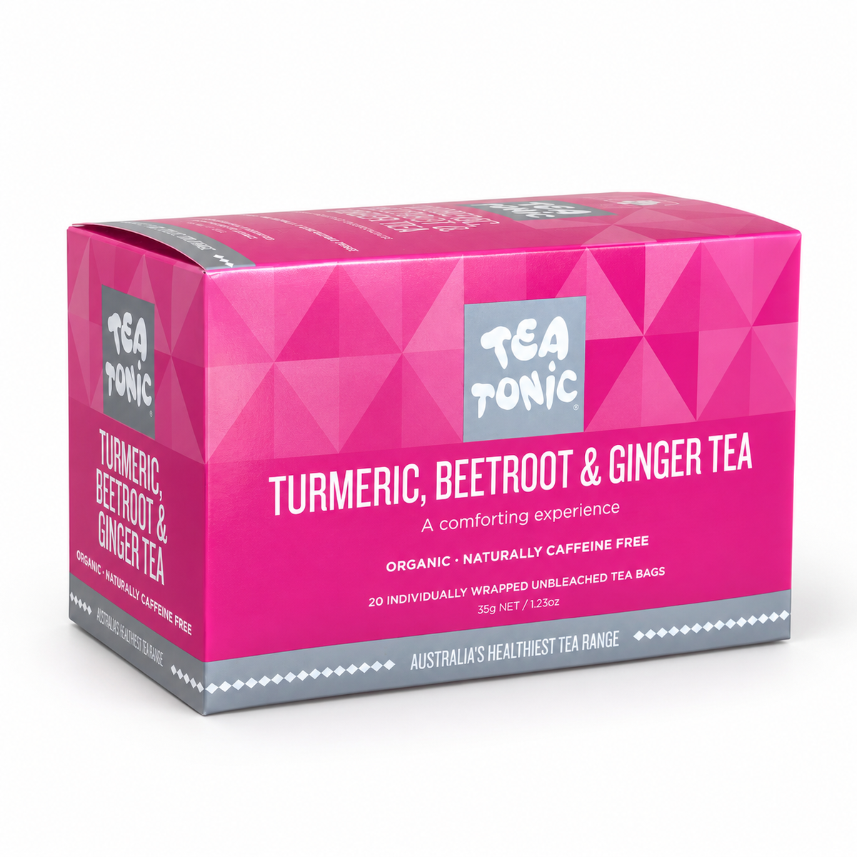 Turmeric, Beetroot & Ginger Tea – 20 Tea Bags Box